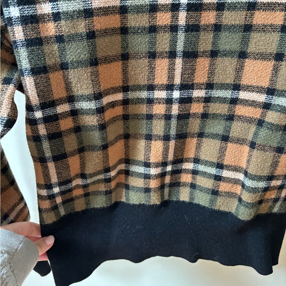 ZARA plaid heavy sweater - Picture 4 of 9